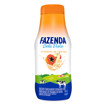 IOGURTE FAZENDA BELA VISTA 500G LÍQUIDO VITAMINA DE FRUTAS