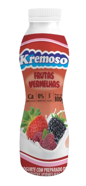 IOGURTE KREMOSO 800G FRUTAS VERMELHO