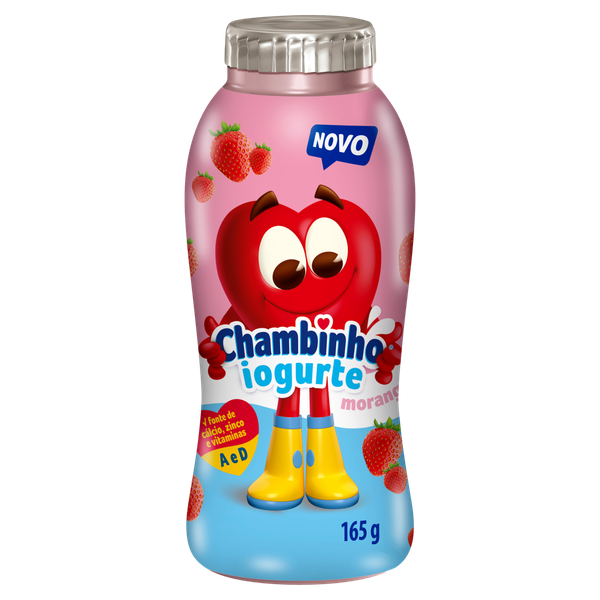 IOGURTE NESTLE 165G CHAMBINHO MORANGO