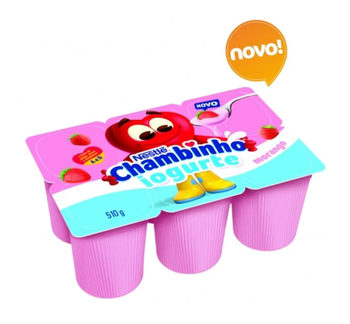 IOGURTE NESTLE 510G CHAMBINHO MORANGO