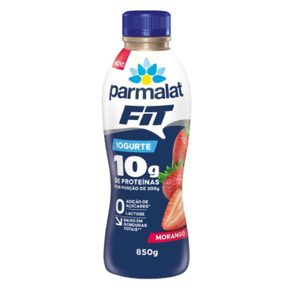 IOGURTE PARMALAT 850G FIT 10G PROTEINA ZERO MORANGO