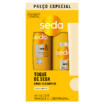KIT SEDA SHAMPOO 300ML+CONDICIONADOR 190ML TOQUE DA SEDA