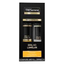 KIT SHAMPOO TRESEMME 350ML + CONDICIONADOR 175ML BRILHO LAMELAR