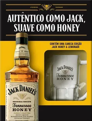 KIT WHISKY JACK DANIELS 1L HONEY