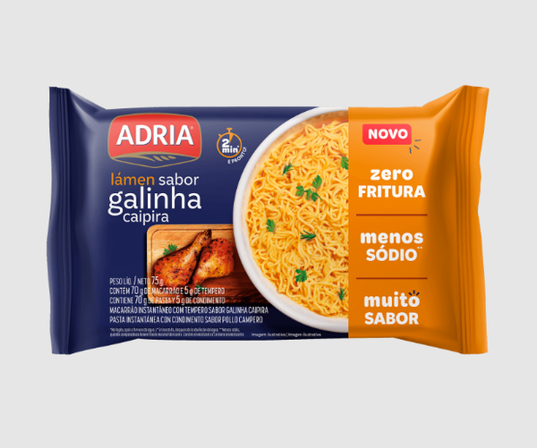 LAMEN ADRIA 75G GALINHA CAIPIRA