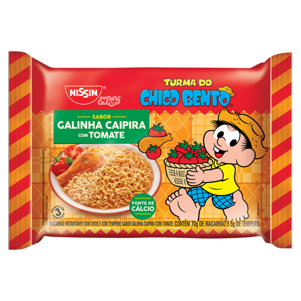 LAMEN NISSIN 75G TURMA DA MONICA GALINHA CAIPIRA