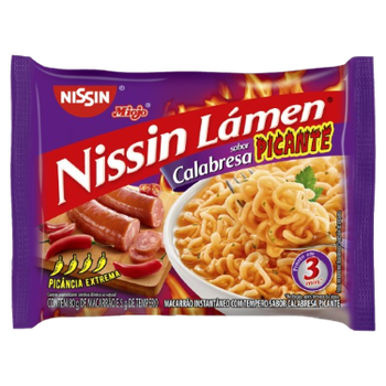 LAMEN NISSIN 85G CALABRESA PICANTE