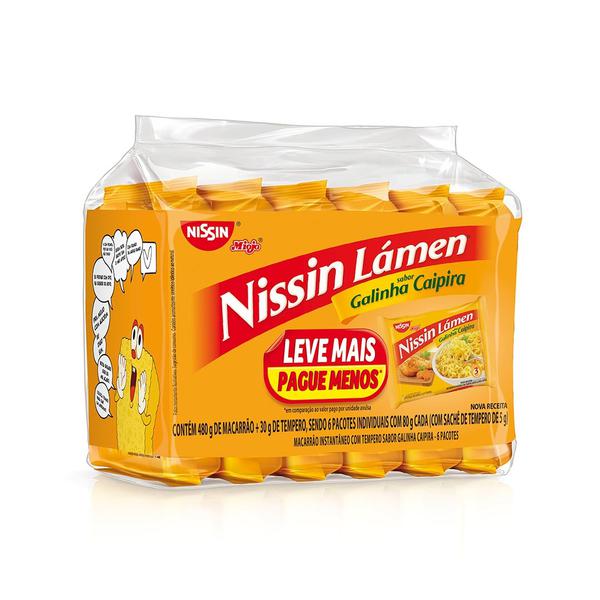 LÁMEN NISSIN 85G LEVE+ PAGUE- GALINHA CAIPIRA