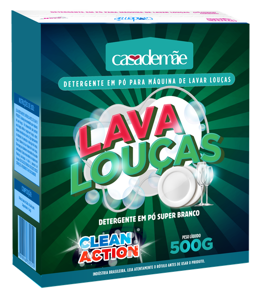 LAVA LOUÇAS CASA DE MÃE 500G PÓ