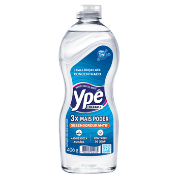 LAVA LOUÇAS GEL YPÊ CONCENTRADO 406G CLEAR