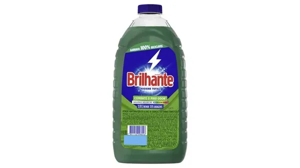 LAVA ROUPAS BRILHANTE LIQUIDO 1,8L HIGIENE TOTAL