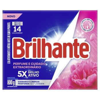 LAVA ROUPAS BRILHANTE PÓ 800G CUIDADO EXTRAORDINARIO