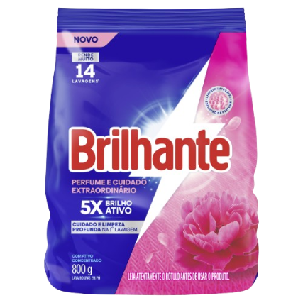 LAVA ROUPAS BRILHANTE PÓ 800G SC CUIDADO EXTRAORDINARIO