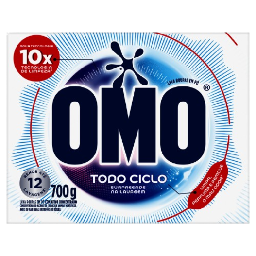 LAVA ROUPAS OMO PO 700G LAVAGEM PERFEITA