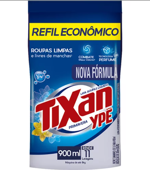 LAVA ROUPAS TIXAN 900ML SC PRIMAVERA