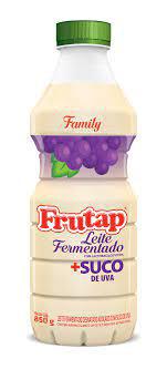 LEITE FERMENTADO FRUTAP 850G + SUCO UVA