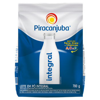 LEITE PÓ PIRACANJUBA 700G POUCH INTEGRAL