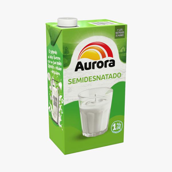 LEITE UHT AURORA 1L SEMI-DESNATADO