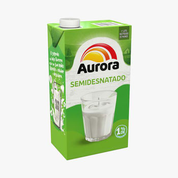 LEITE UHT AURORA 1L SEMI-DESNATADO