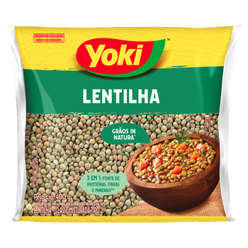 LENTILHA YOKI 400G TP1