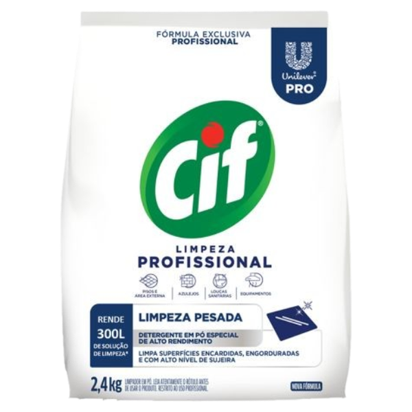 LIMPADOR CIF 2,4KG PÓ LIMPEZA PESADA