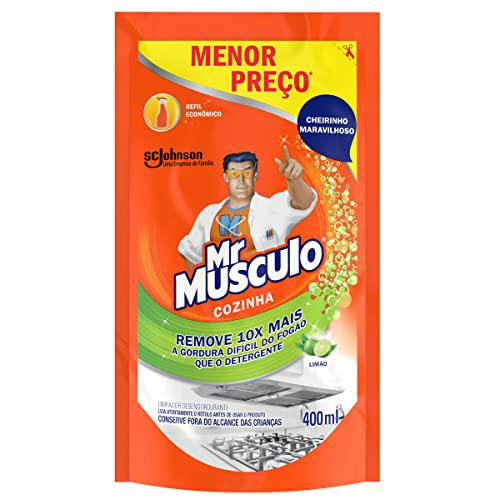 LIMPADOR MR MUSCULO COZINHA 400ML SACHE LIMÃO OFERTA  ESPECIAL