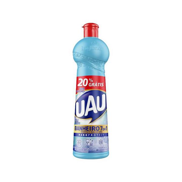 LIMPADOR UAU BANHEIRO 7EM1 500ML 20% GRÁTIS