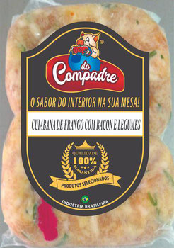 LINGUIÇA COMPADRE 800G CUIABANA FRANGO C/QUEIJO