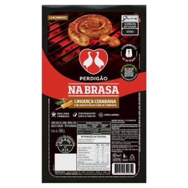 LINGUIÇA PERDIGÃO NA BRASA 500G CUIABANA