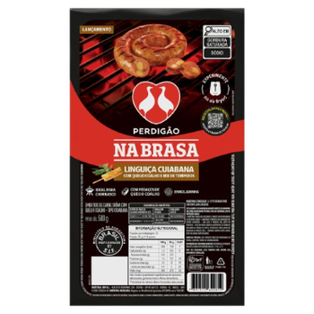 LINGUIÇA PERDIGÃO NA BRASA 500G CUIABANA