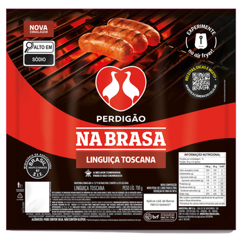LINGUIÇA PERDIGÃO NA BRASA 700G TOSCANA TRADICIONAL