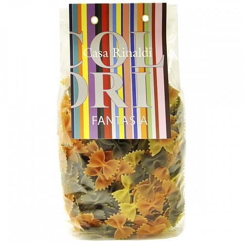 MACARRÃO CASA RINALDI 500G TRICOLORI FARFALLE