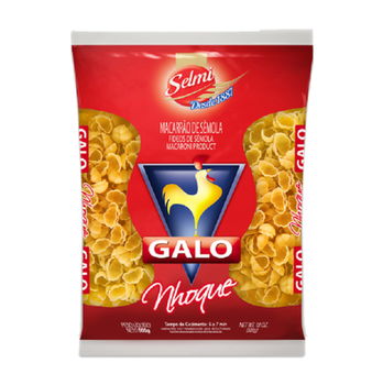 MACARRÃO GALO 500G SÊMOLA NHOQUE