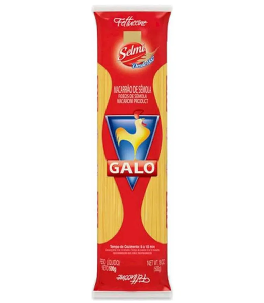 MACARRÃO GALO 500G SEMÔLA FETTUCCINE