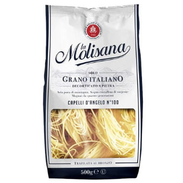 MACARRÃO ITALIANO LA MOLISANA 500G NINHO CAPELLI ANGELO