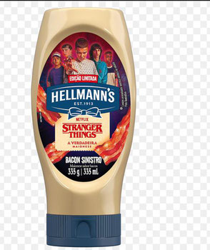 MAIONESE HELLMANNS 335G SQUEEZE BACON