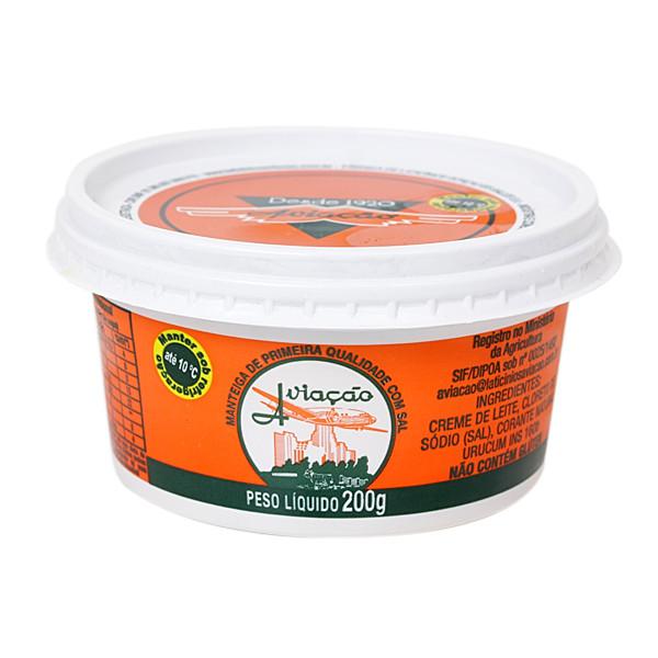 MANTEIGA AVIAÇÃO 200G C/SAL POTE