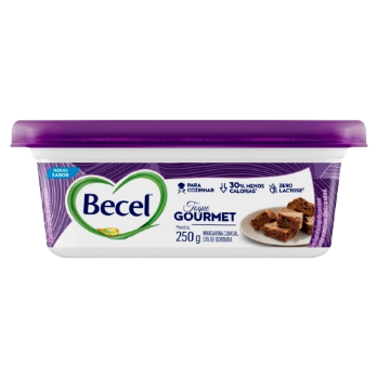 MARGARINA BECEL GOURMET 250G ZERO LACTOSE C/SAL