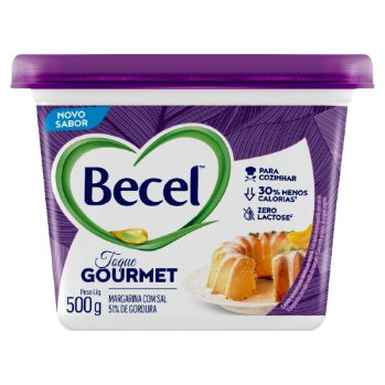 MARGARINA BECEL GOURMET 500G ZERO LACTOSE C/SAL