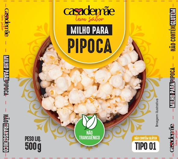 MILHO PIPOCA CASA DE MÃE 500G