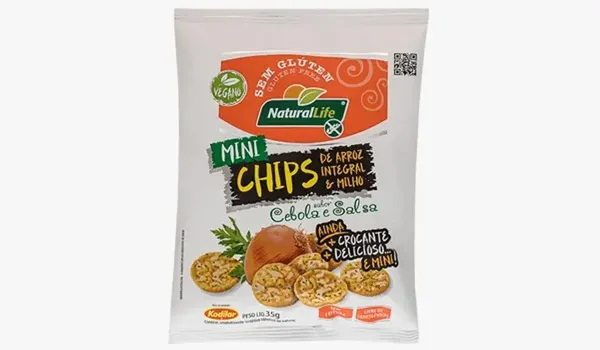 MINI CHIPS KODILAR 35G S/GLUTEN CEBOLA/SALSA