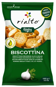 MINI TORRADA RIALTO 100G ALHO/SALSA