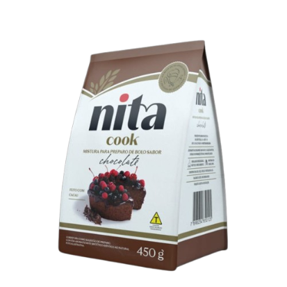 MISTURA PARA BOLO NITA 450G CHOCOLATE