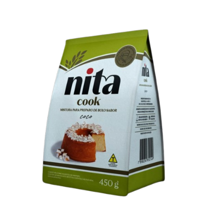 MISTURA PARA BOLO NITA 450G COCO