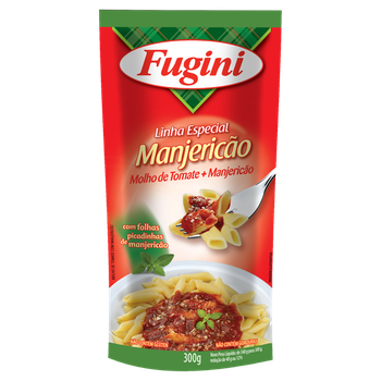MOLHO DE TOMATE FUGINI 300G SC MANJERICÃO