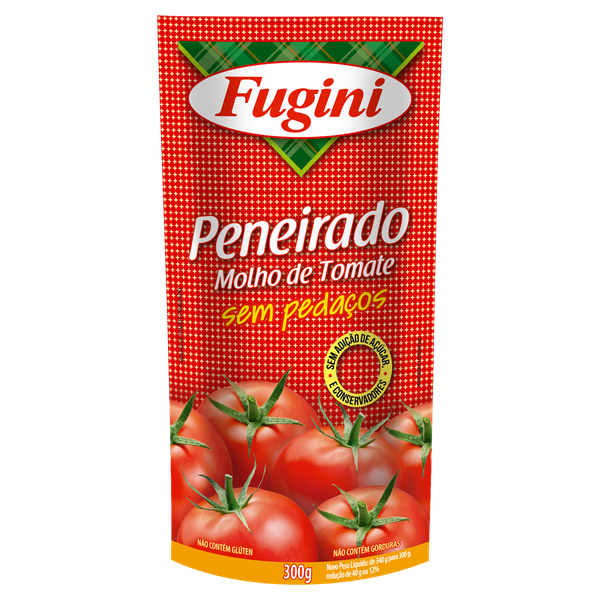 MOLHO DE TOMATE FUGINI 300G SC TRADICIONAL PENEIRADO