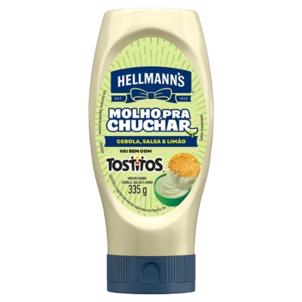 MOLHO HELLMANNS 335G CHUCHAR CEBOLA/SALSA/ LIMÃO