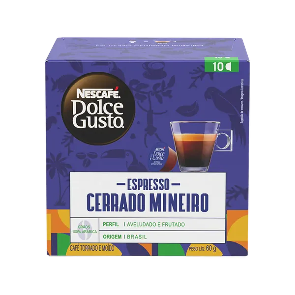NESCAFÉ DOLCE GUSTO 60G C/10. CERRADO MINEIRO