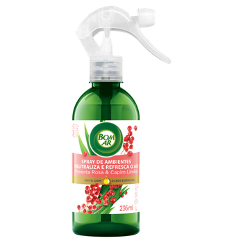 NEUTRALIZADOR ODORES BOM AR 236ML PIMENTA ROSA/CAPIM LIMÃO