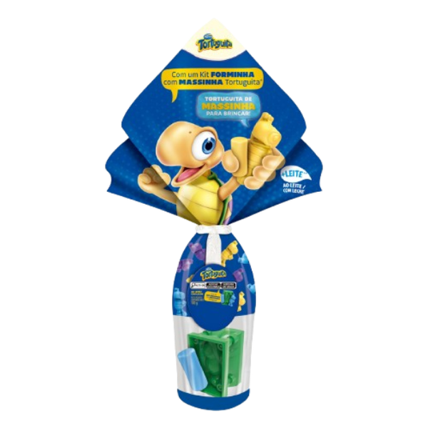 OVO ARCOR 100G TORTUGUITA C/KIT MASSINHA